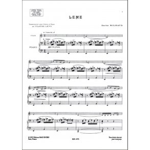 Saudades Do Brazil N 1 Leme Violon-Piano (Levy)